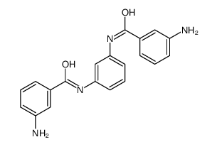 3-amino-N-[3-[(3-aminobenzoyl)amino]phenyl]benzamide结构式