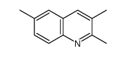 2,3,6-Trimethylquinoline Structure