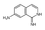 1,7-异喹啉二胺结构式