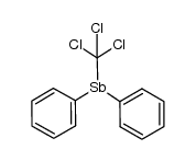 diphenyl(trichloromethyl)stibine Structure