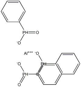 Aluminum phenylphosphinate structure