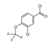 3-Chloro-4-(trifluoromethoxy)benzoyl chloride Structure