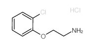 2-(2-氯苯氧基)乙胺盐酸盐结构式