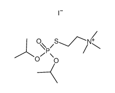 (2-diisopropoxyphosphorylsulfanyl-ethyl)-trimethyl-ammonium, iodide Structure