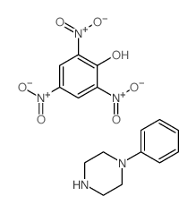1-phenylpiperazine; 2,4,6-trinitrophenol Structure