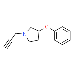 3-PHENOXY-1-(2-PROPYNYL)-PYRROLIDINE Structure