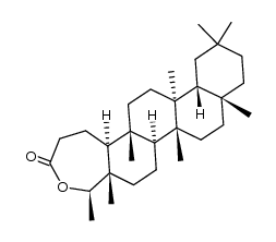Friedelin 3,4-lactone Structure