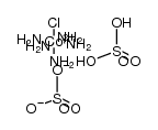 chloropentamminecobalt(III) sulfate * H2SO4 Structure