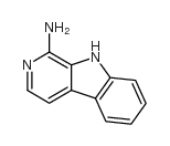 1-氨基-b-咔啉结构式