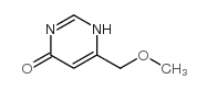 4(1H)-Pyrimidinone, 6-(methoxymethyl)- (9CI) Structure