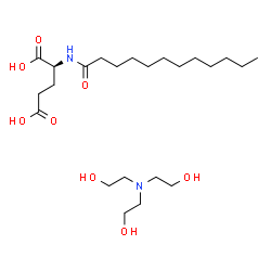 tea-lauroyl glutamate structure