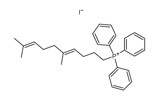 [(E)-5,9-Dimethyl-4,8-decadienyl]triphenylphosphonium iodide结构式