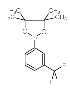 4,4,5,5-TETRAMETHYL-2-(3-(TRIFLUOROMETHYL)PHENYL)-1,3,2-DIOXABOROLANE Structure