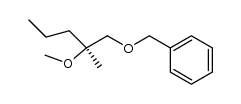 ((((2S)-2-methoxy-2-methylpentyl)oxy)methyl)benzene结构式