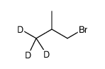 溴代异丁烷-D3结构式