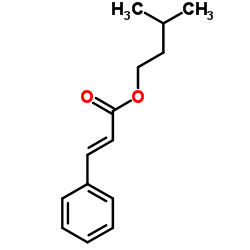3-Methylbutyl (2E)-3-phenylacrylate Structure