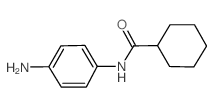 N-(4-氨基苯基)环己烷羧酰胺结构式