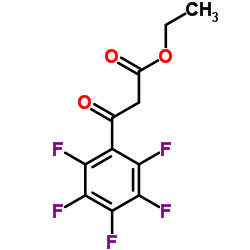 (五氟苯甲酰基)乙酸乙酯结构式