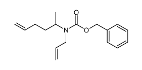 allyl(1-methylpent-4-enyl)carbamic acid benzyl ester Structure