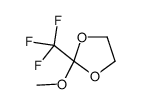 2-methoxy-2-(trifluoromethyl)-1,3-dioxolane结构式