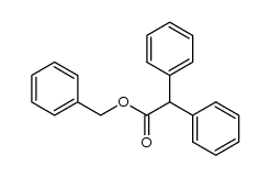 diphenylacetic acid benzyl ester Structure
