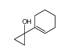 1-(cyclohexen-1-yl)cyclopropan-1-ol结构式