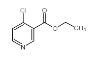 乙基 4-氯吡啶-3-甲酸基酯结构式