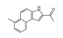 1-(6-methyl-3H-benzo[e]indol-2-yl)ethanone结构式
