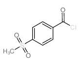 4-(Methanesulfonyl)benzoyl chloride Structure