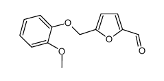 5-((2-methoxyphenoxy)methyl)furan-2-carbaldehyde结构式