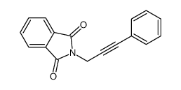2-(3-phenylprop-2-ynyl)isoindole-1,3-dione Structure
