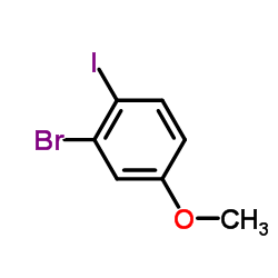 3-溴-4-碘苯甲醚结构式