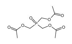 tris(acetoxymethyl)phosphine oxide结构式
