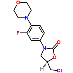 (R)-5-(氯甲基)-3-(3-氟-4-吗啉苯基)噁唑啉-2-酮图片