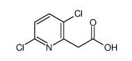 (3,6-DICHLOROPYRIDIN-2-YL)ACETIC ACID结构式