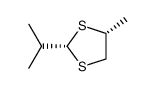 1,3-Dithiolane,4-methyl-2-(1-methylethyl)-,cis-(9CI)结构式