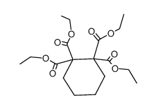 cyclohexane-1,1,2,2-tetracarboxylic acid tetraethyl ester结构式