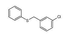 3-chlorobenzyl phenyl sulfide结构式