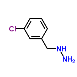(3-氯苄基)-肼结构式