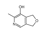 1,3-二氢-6-甲基呋喃并[3,4-C]吡啶-7-醇结构式