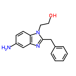 2-(5-Amino-2-benzyl-1H-benzimidazol-1-yl)ethanol Structure
