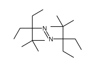 bis(3-ethyl-2,2-dimethylpentan-3-yl)diazene Structure
