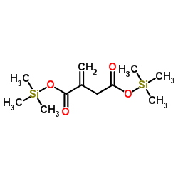 Bis(trimethylsilyl) 2-methylenesuccinate structure