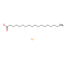 Octadecanoate, lead salt (1:1) structure