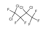 1,1,3,3-tetrachloro-1,2,2,4,4,4-hexafluoro-butane结构式