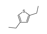 2,4-diethylthiophene结构式