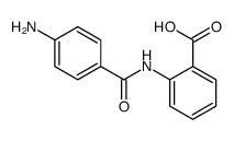 2-[(4-aminobenzoyl)amino]benzoic acid Structure