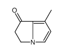 7-methyl-2,3-dihydropyrrolizin-1-one Structure
