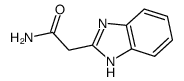 2-苯并咪唑乙酰胺结构式