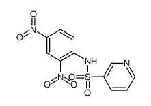 N-(2,4-dinitrophenyl)pyridine-3-sulfonamide结构式